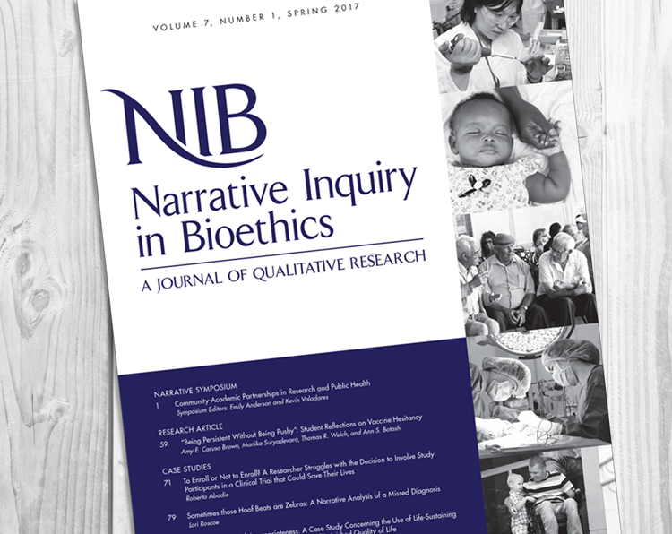 Narrative Inquiry in Bioethics NIB Journal About